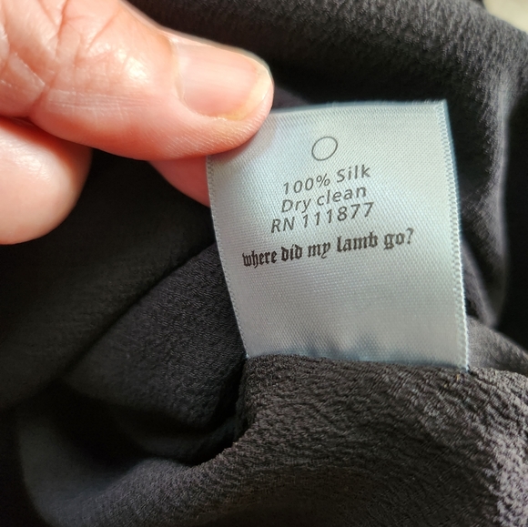 NWT L.A.M.B. Women’s Rare Black 100% Silk Fall 2007 Party Dress Size 8 - Picture 5 of 8